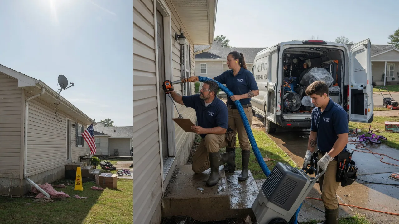 Ceiling Water Damage Restoration in Gooding, ID near me